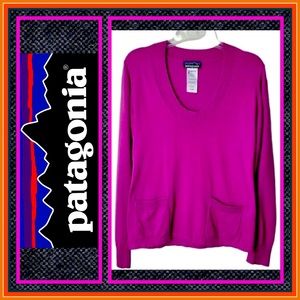 Patagonia Scoop Neck Two-Pocket Sweater